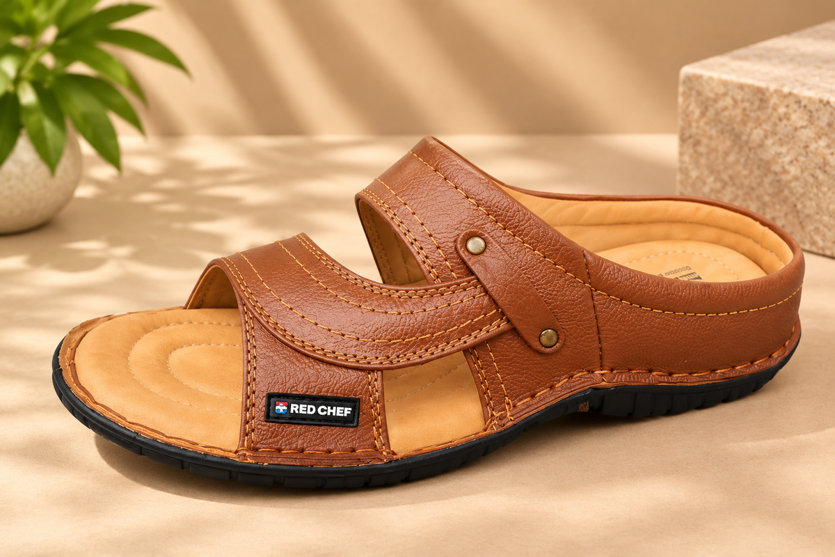 red chief mens 248 leather chappal