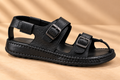 Red Chief Men's 6082 Leather Sandals – Black