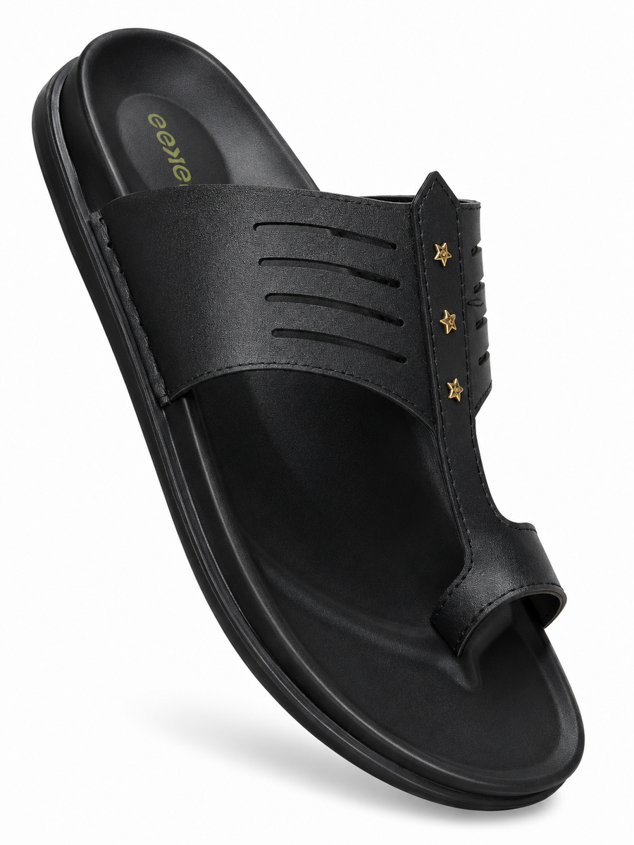 MENS EEKEN 6210 CHAPPAL - BLACK