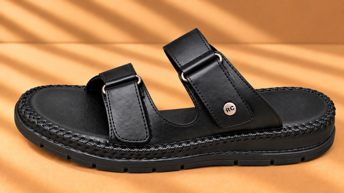 red chief mens 6080 leather chappal