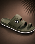 MENS ADDA BFF MOTION 01 PLUS CHAPPAL - BLACK