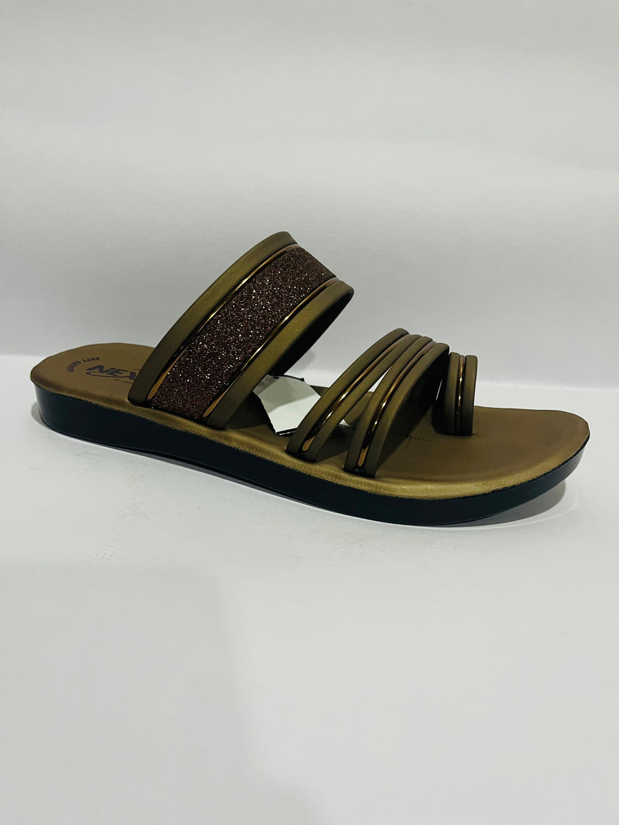 Nexo 1132 Women's Chappal | Gold | Buy Online India