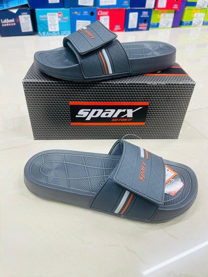 Sparx SFG-207 Men's Daily Wear Chappal | Dark Grey Orange & Black Red | Buy Online India