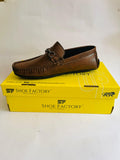 Shoefactory DG-116 Men's Leather Loafer | Tan | Buy Online India