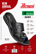 MENS PARAGON 6685 CHAPPAL - BLACK