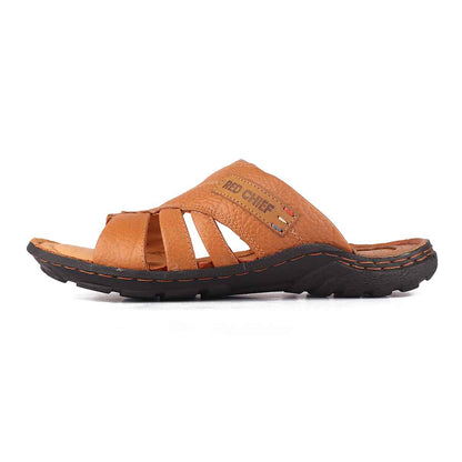 Red Chief Comfortable Leather Slipper For Men |RC0377 107