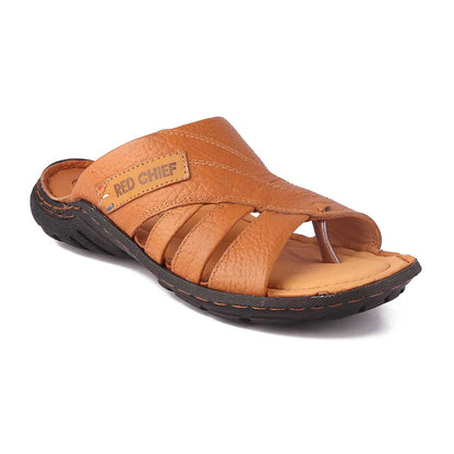 Red Chief Comfortable Leather Slipper For Men |RC0377 107