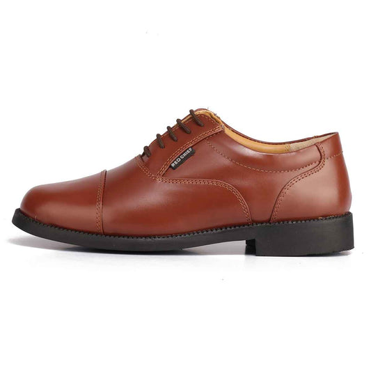 Red Chief Leather Low Ankle Lace Up Tan Formal Shoes For Men |RC0959L 006