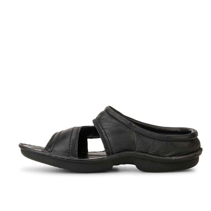 Red Chief Mens Original Black RC 248 Casual Leather Sandal