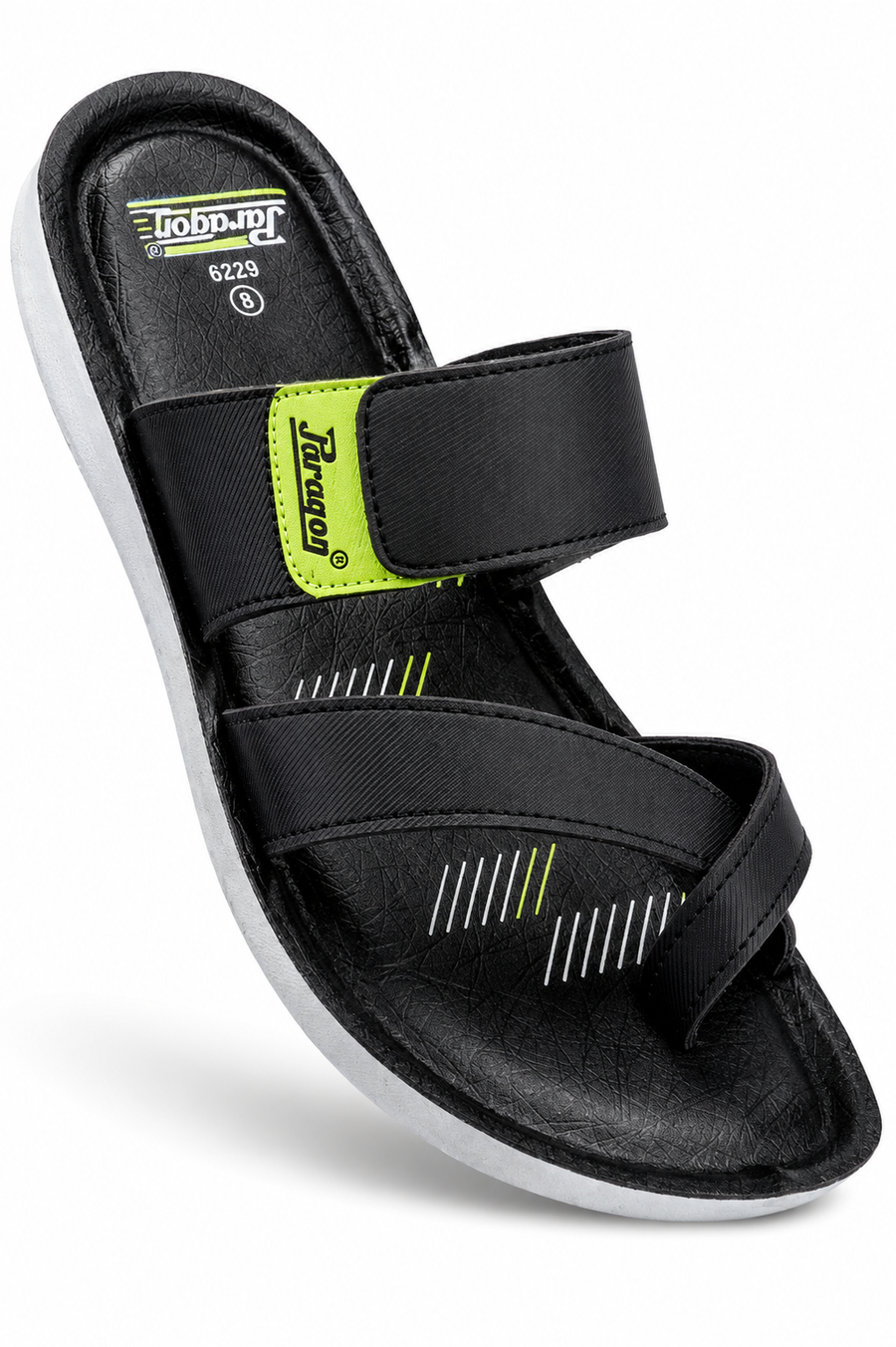 MENS PARAGON 6229 CHAPPAL - BLACK
