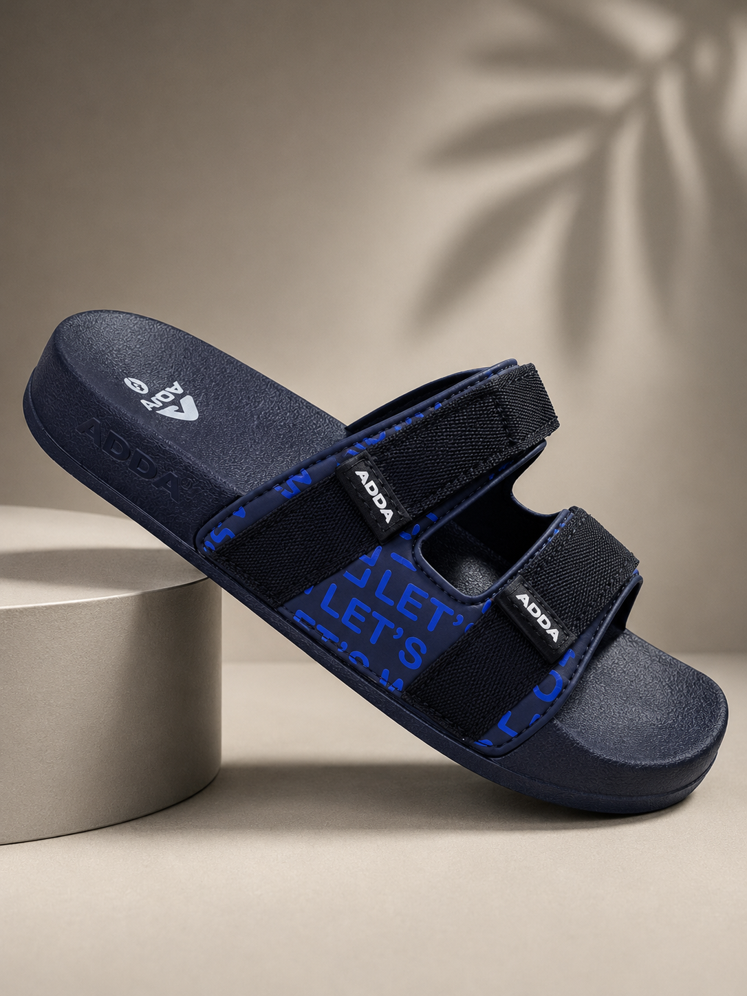MENS ADDA BHT MEGA 1 CHAPPAL - NAVY