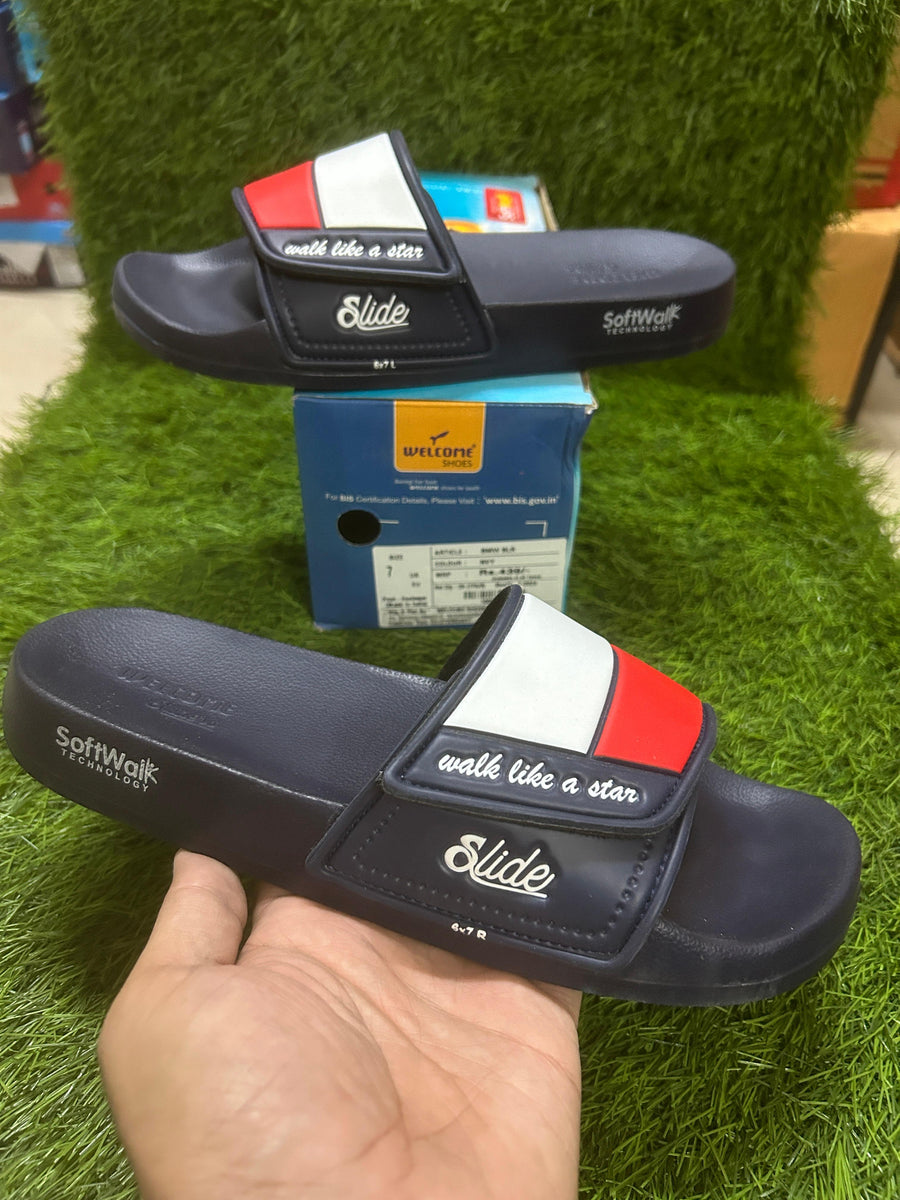 Welcome SnowSlr Men's Footwear | Navy | Buy Online India