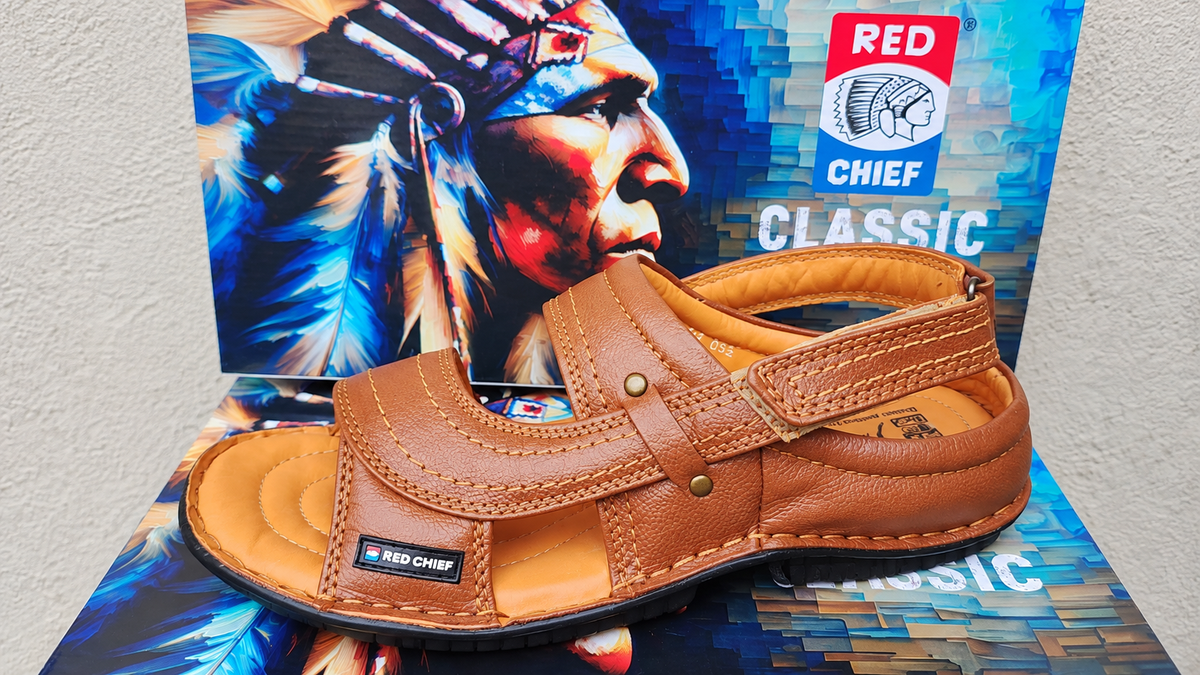red chief mens 247 leather sandal