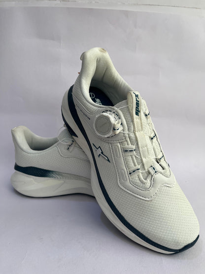 Sparx SM1103 Men's Sports Shoes | Pearl White & Teal Blue | Buy Online India
