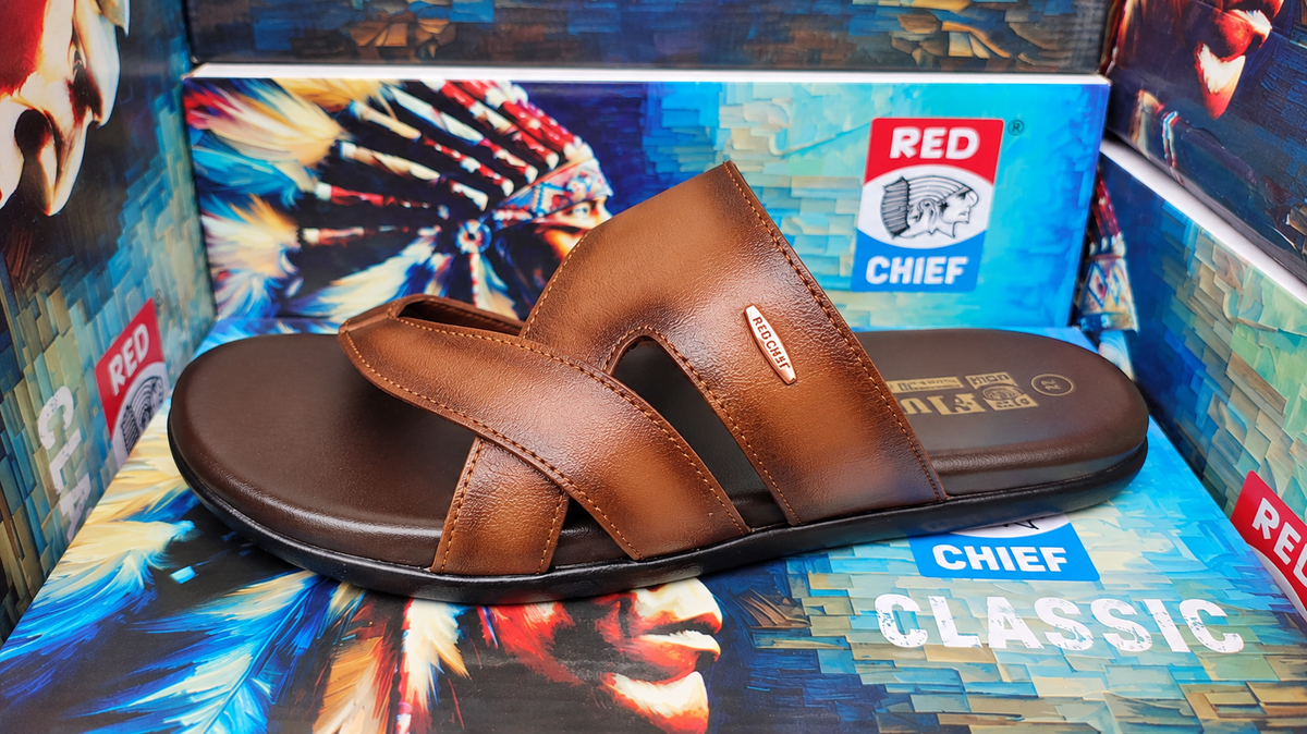 red chief mens 850 leather chappal