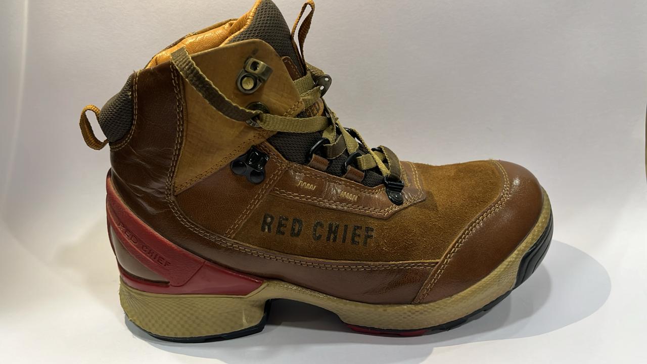Red Chief Genuine Leather High Ankle Lace Up Casual Shoes For Men |RC3051 287