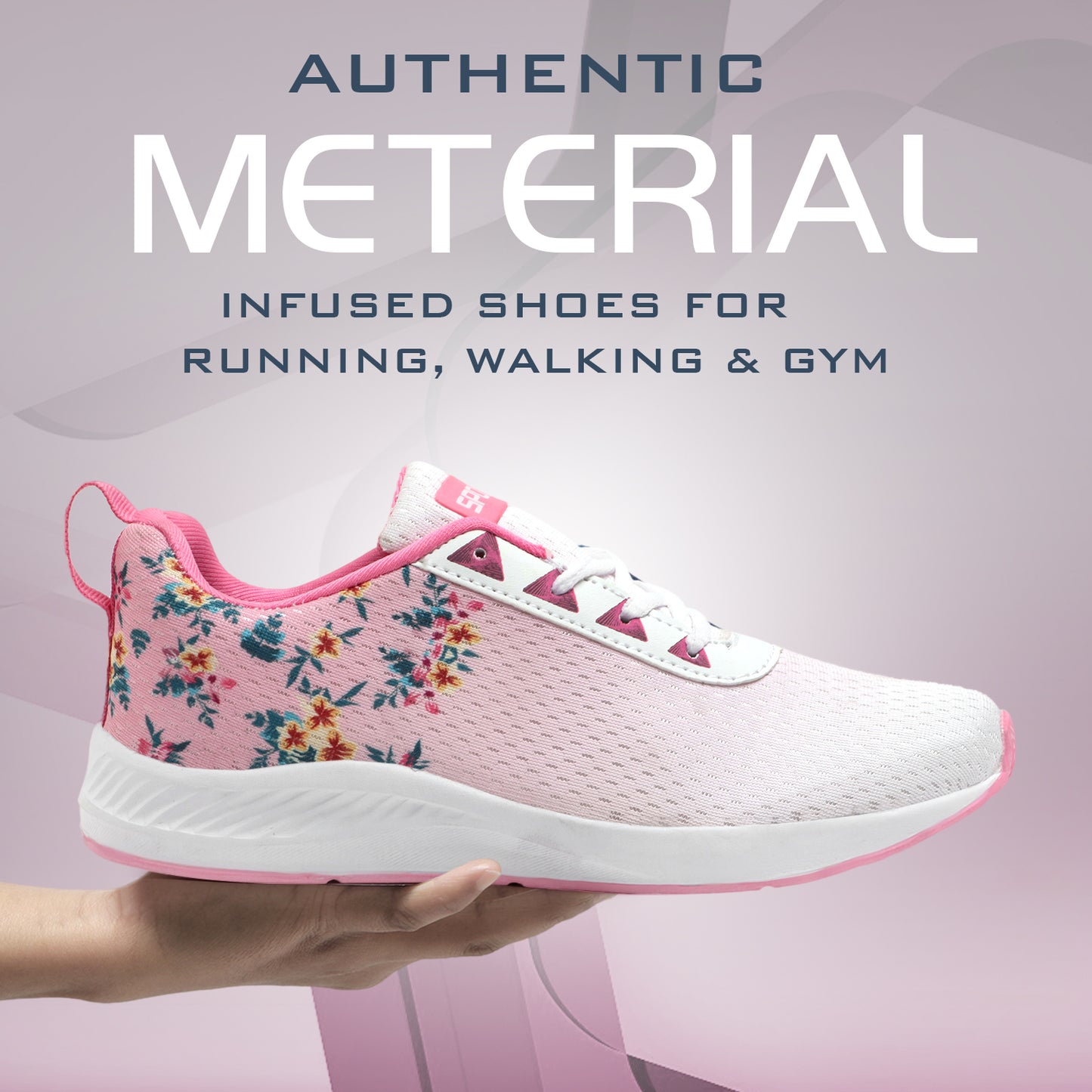 Nayara Sport Shoes - Pink