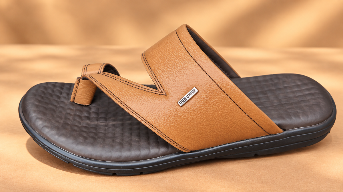 red chief mens 4037 leather chappal