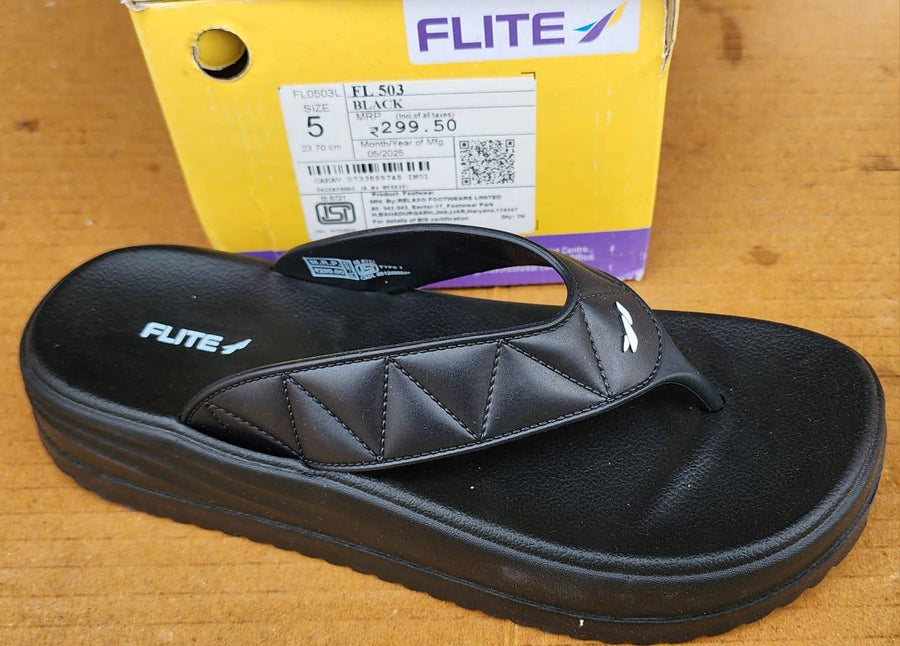 Flite FL503 Women's Footwear | Black & Purple | Buy Online India
