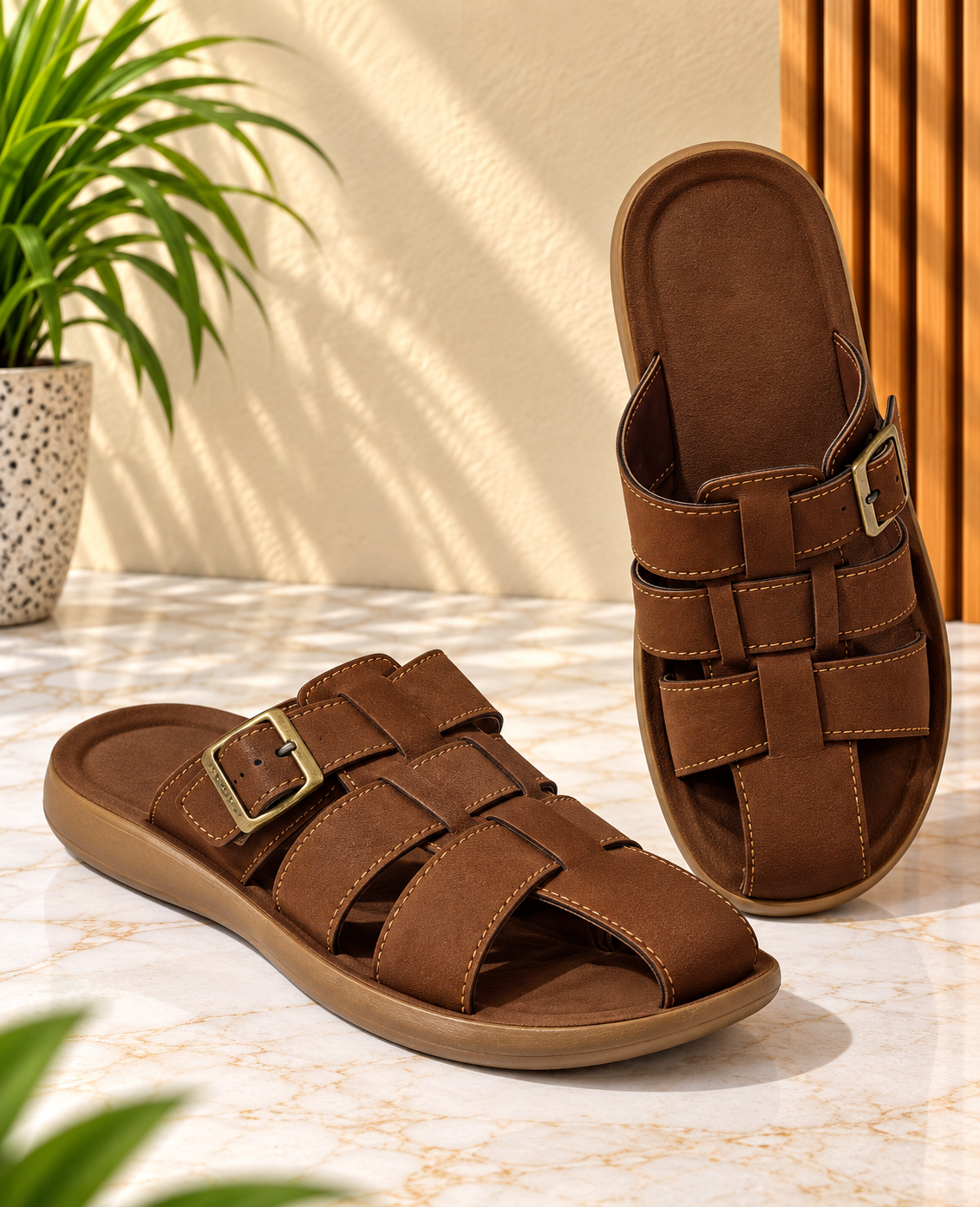 flite mens flite pug195 leather chappal