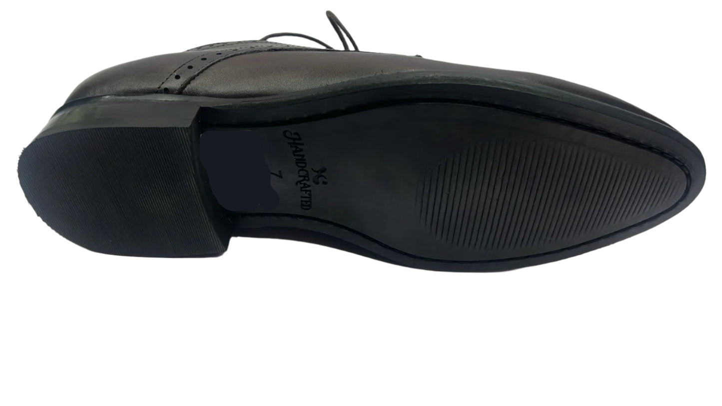 Men’s formal and party leather shoes with laces - Handcrafted DS HS - 111