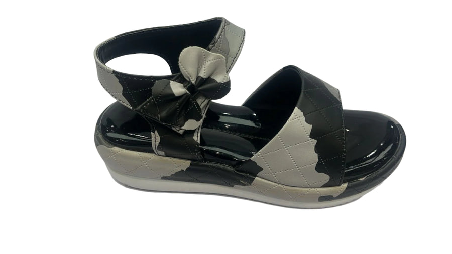 Kids Girl Fancy Party Sandals DS 107 | Black | Buy Online India