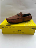 Shoefactory DG-106 Men's Leather Loafer | Tan | Buy Online India