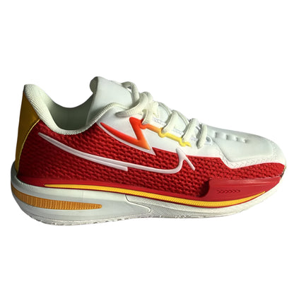 Shoemato sneaker white red shoes
