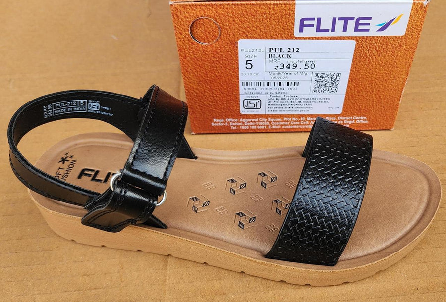 Flite PUL212 Women's Footwear | Black | Buy Online India