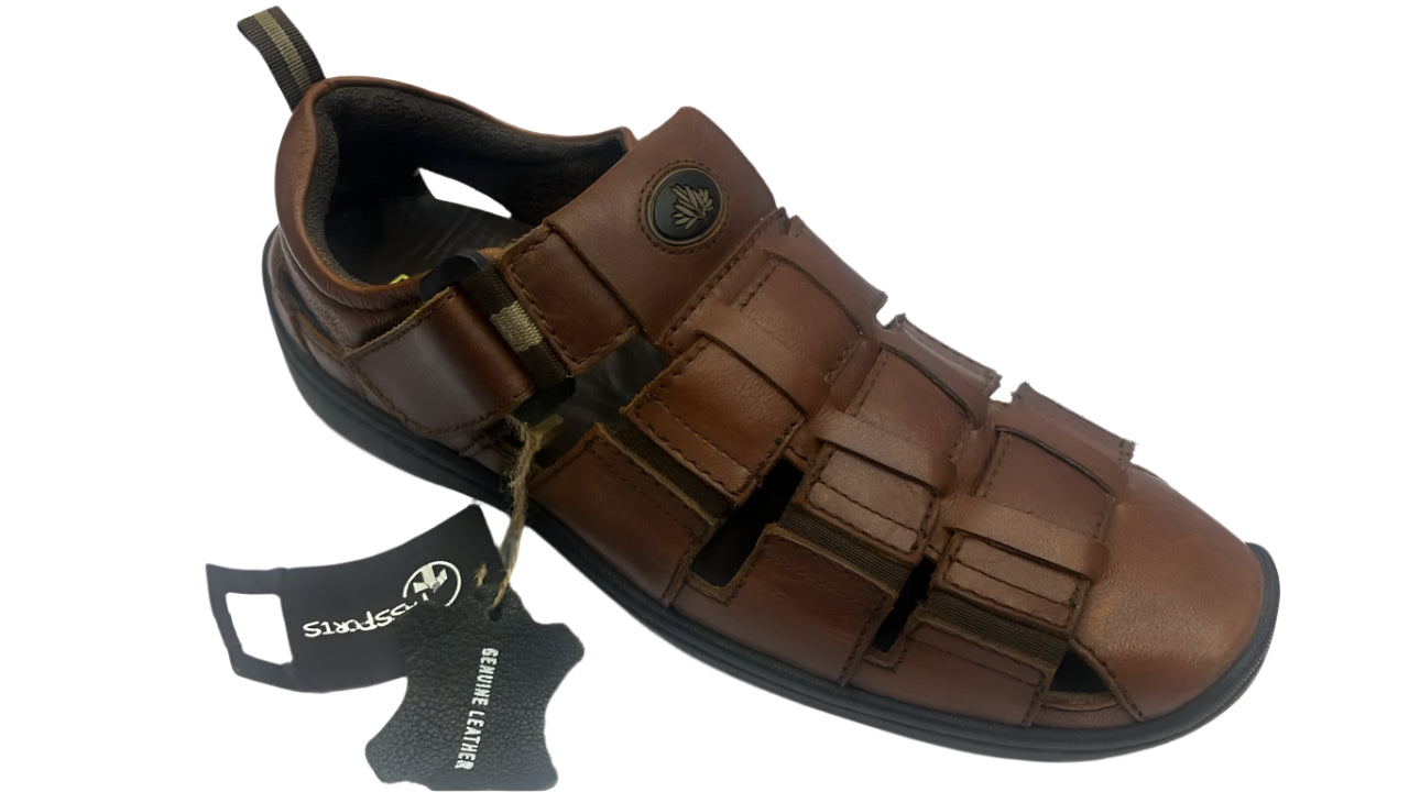 Passport leather doctor pad sandal DS7001 J-1258