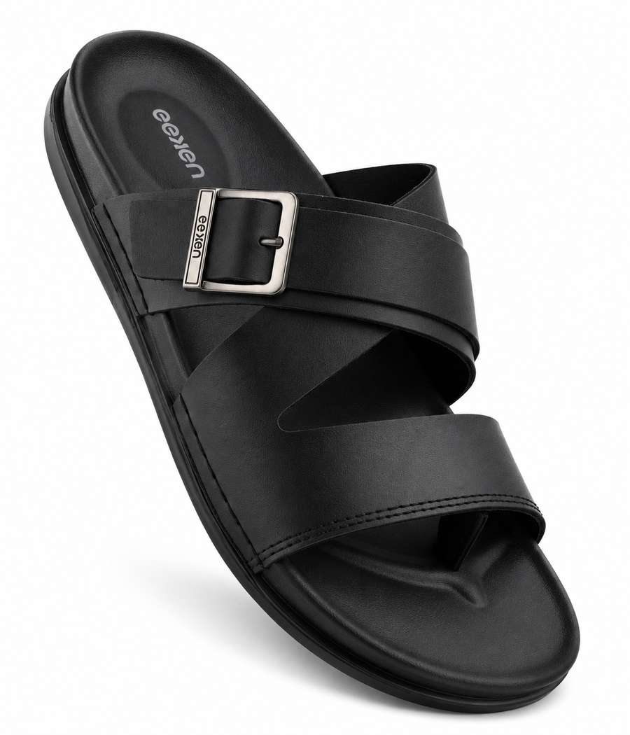 MENS EEKEN 6165 SANDAL - BLACK