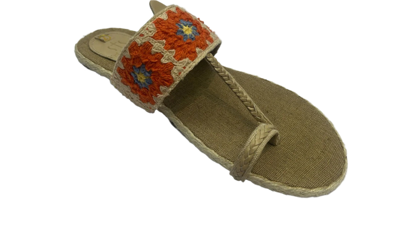 Women’s Khadi natural wear with ethnic work fablook flat DS G15111 L-150