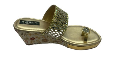 High heel wedding wear  With ethnic textures Ds334 LD 100