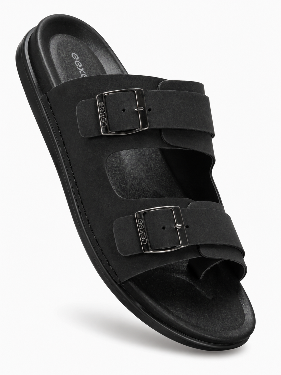MENS EEKEN 6182 CHAPPAL - BLACK