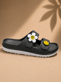 WOMENS ADDA BHT BALLERINA 1 SLIDE - BLACK