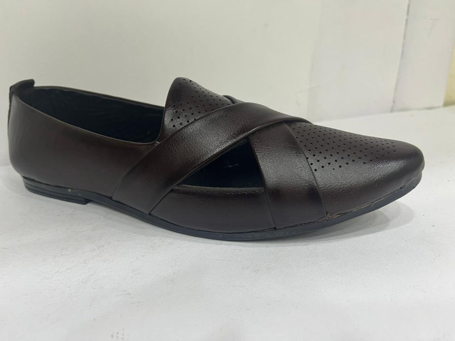 Redrose AA46 Men's Shoes | Tan Brown Black | Buy Online India
