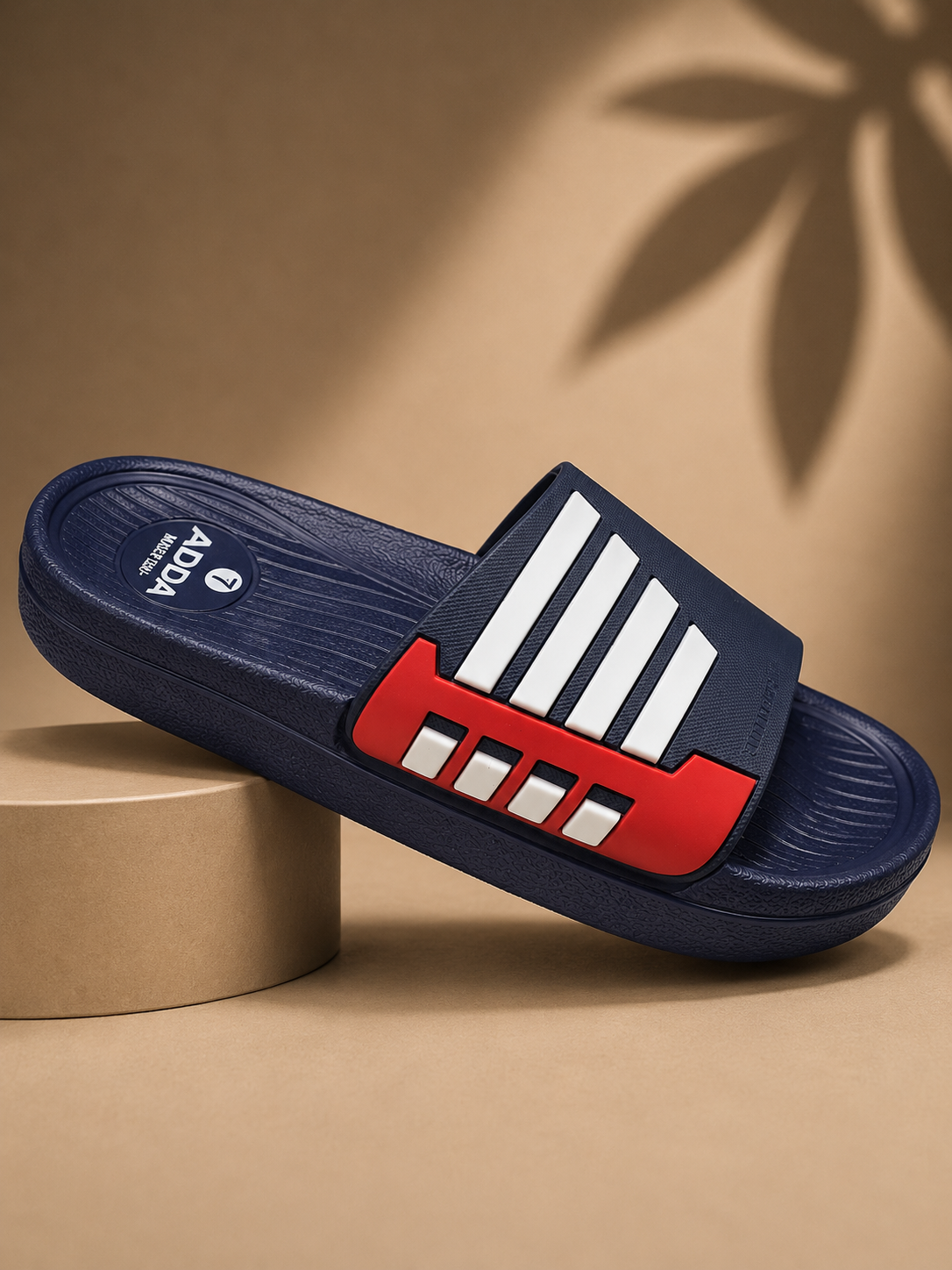 MENS ADDA WWW BREEZA 1 CHAPPAL - NAVY