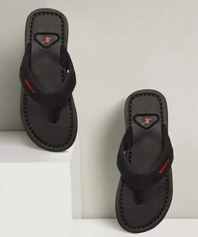 Sparx SFG-48 Flip Flops for Men | Black & Beige | Buy Online India