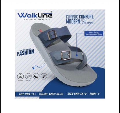 Walkline VRX-15 Men's Soft Sole Chappal | Brown Beige Grey | Buy Online India