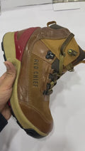 Red Chief Genuine Leather High Ankle Lace Up Casual Shoes For Men |RC3051 287