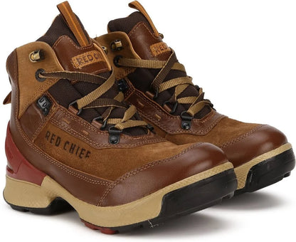 Red Chief Genuine Leather High Ankle Lace Up Casual Shoes For Men |RC3051 287