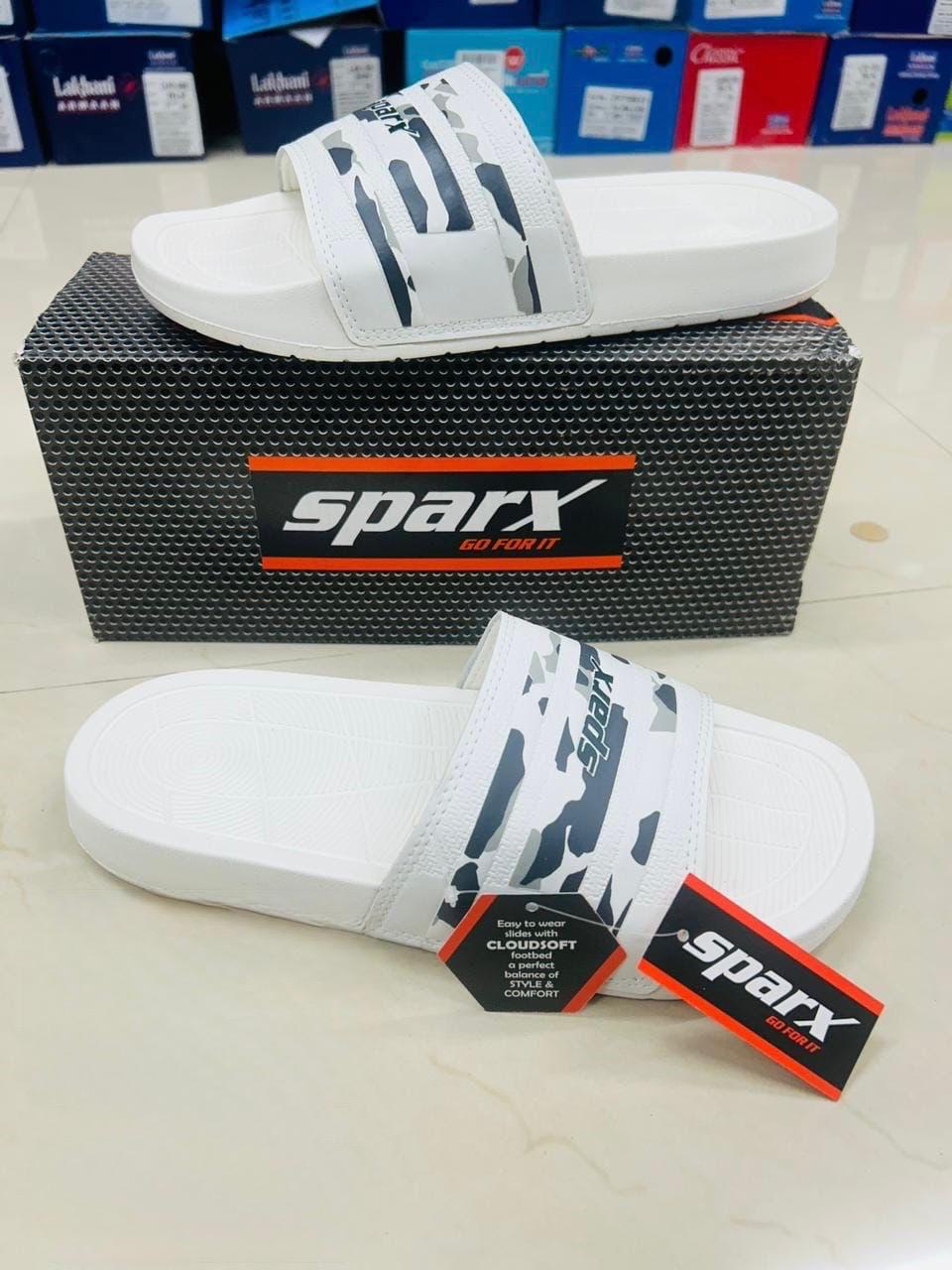 Sparx SFG-193 Men's Daily Wear Walker | White Grey & Navy | Buy Online India