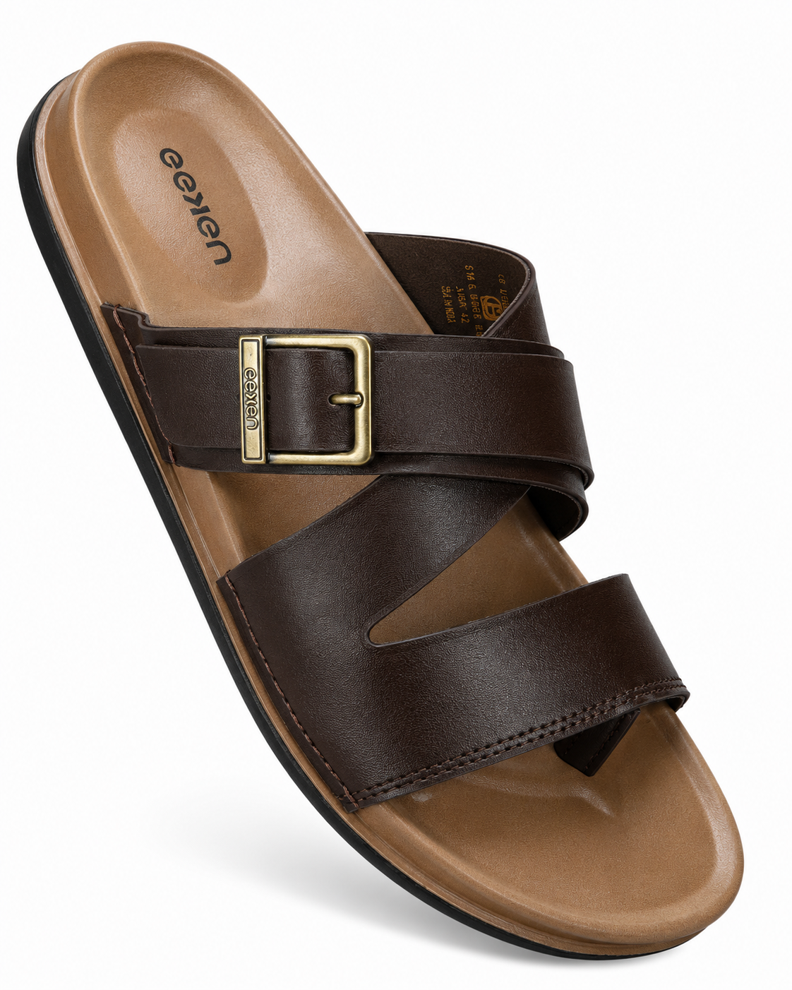 MENS EEKEN 6146 CHAPPAL - BROWN/BEIGE