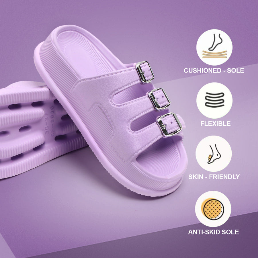 tomsy choice triple_buckle_purple
