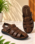 Flite Men's PUG165 Leather Sandal