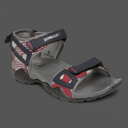 Paragon Blot 9050 Men's Adjustable Sandal | Beige & Grey | Buy Online India